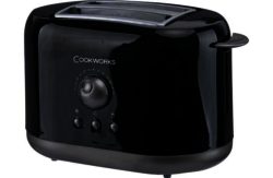 Cookworks T328A 2 Slice Toaster - Black